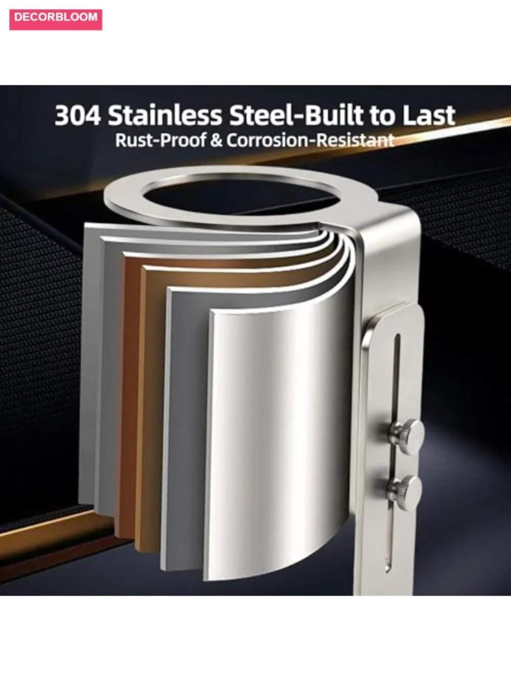 Adjustable Coffee Maker Stand Stainless Steel Pour Over Espresso